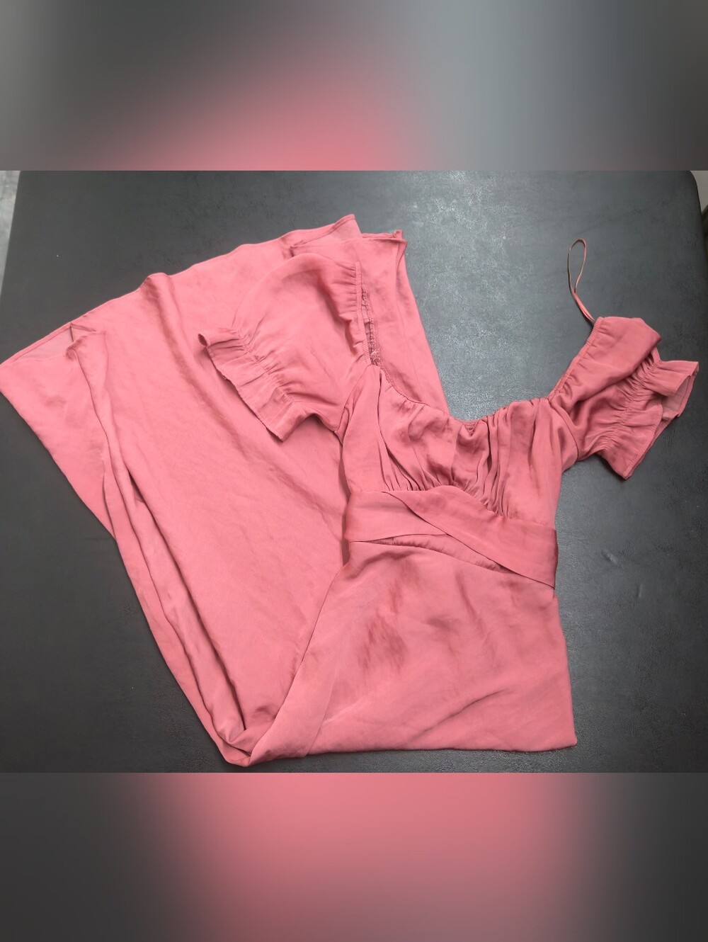miami Rose Pink Off-Shoulder Dress
